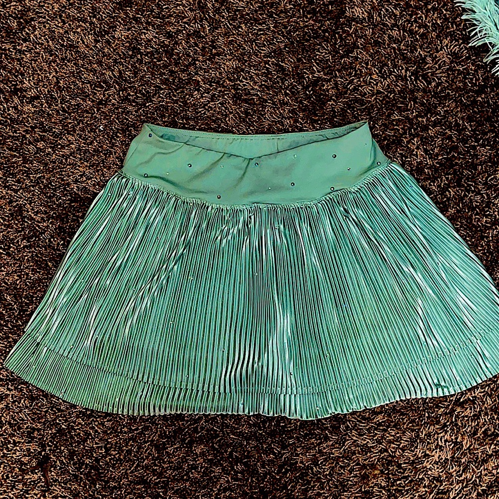 Swarovski Tennis Skort metallic blue/green